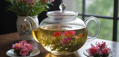 Chás de flores: benefícios e sabores que você vai adorar