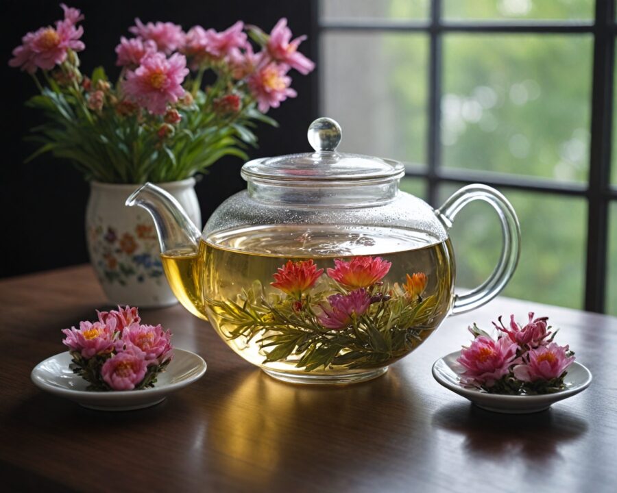 Chás de flores: benefícios e sabores que você vai adorar
