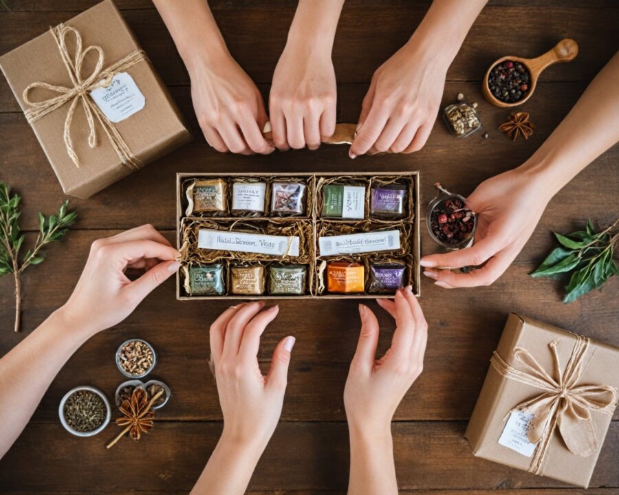 ideias criativas para presentear com chá: embalagens e combinações