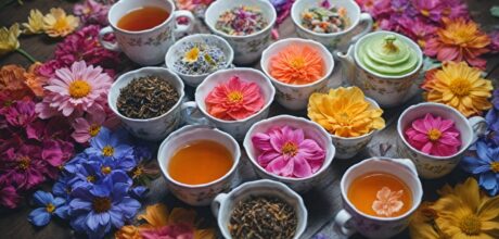 Chás de flores: descubra benefícios e sabores únicos
