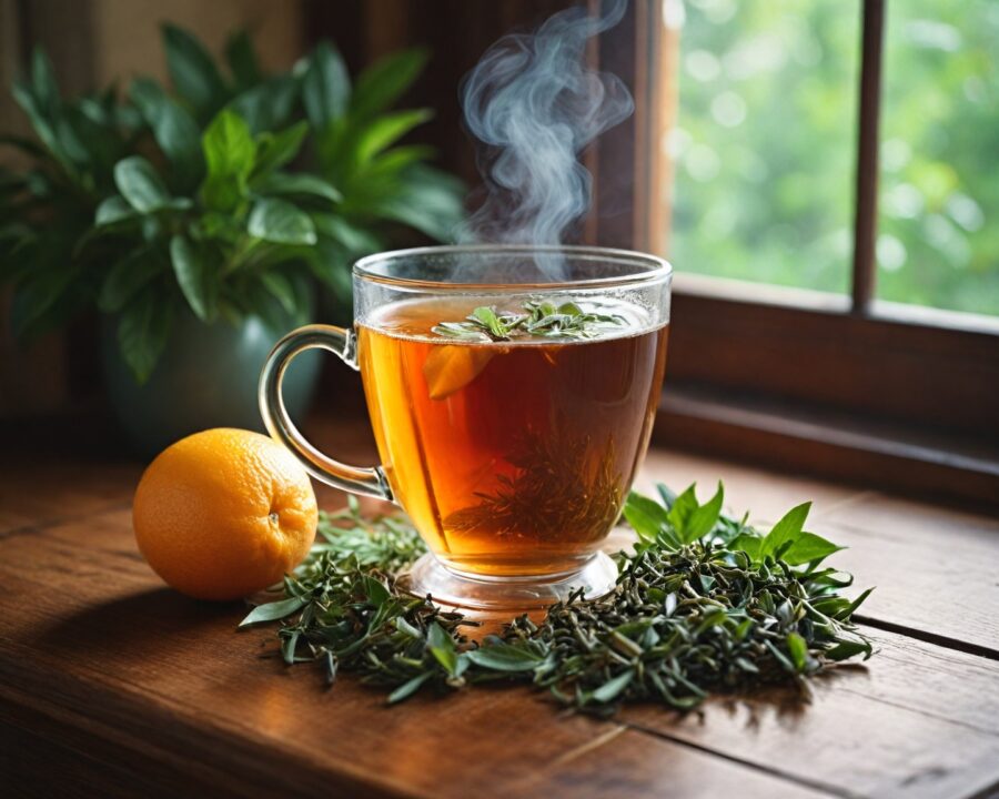 Chás energizantes para começar o dia com disposição