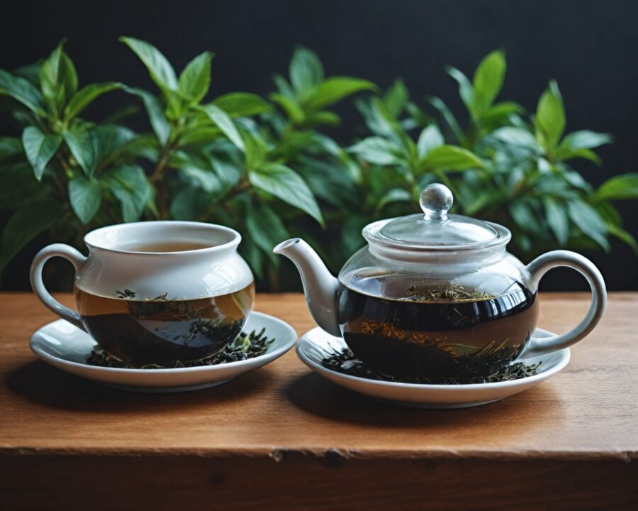 chá preto vs. chá verde: descubra as diferenças e escolha o ideal