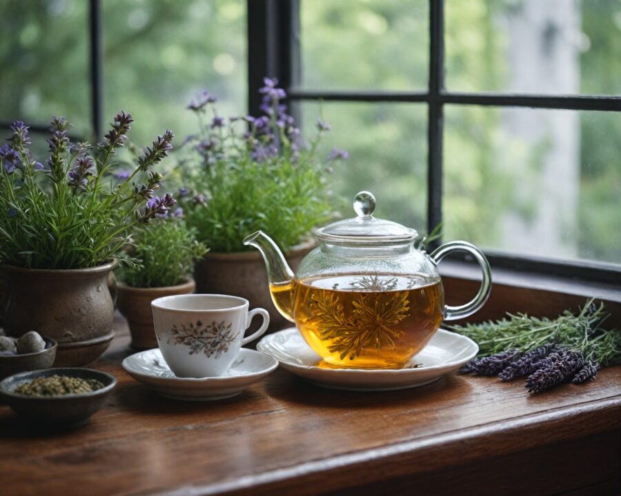 Chás calmantes para reduzir estresse e ansiedade naturalmente