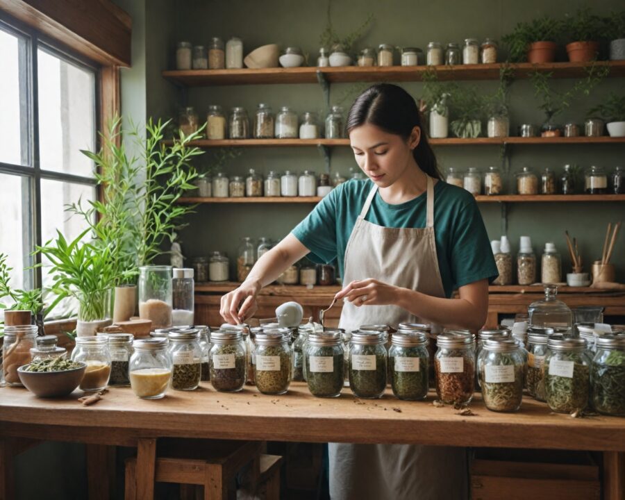 Como usar chá como ingrediente em cosméticos caseiros