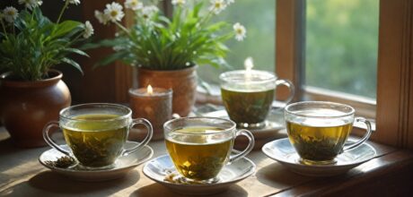 os melhores tipos de chá para cada momento do dia