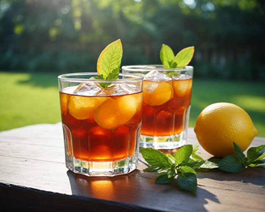 Como fazer chá gelado delicioso para refrescar no verão